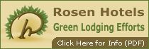 Rosen Hotels Green Lodging Efforts Button